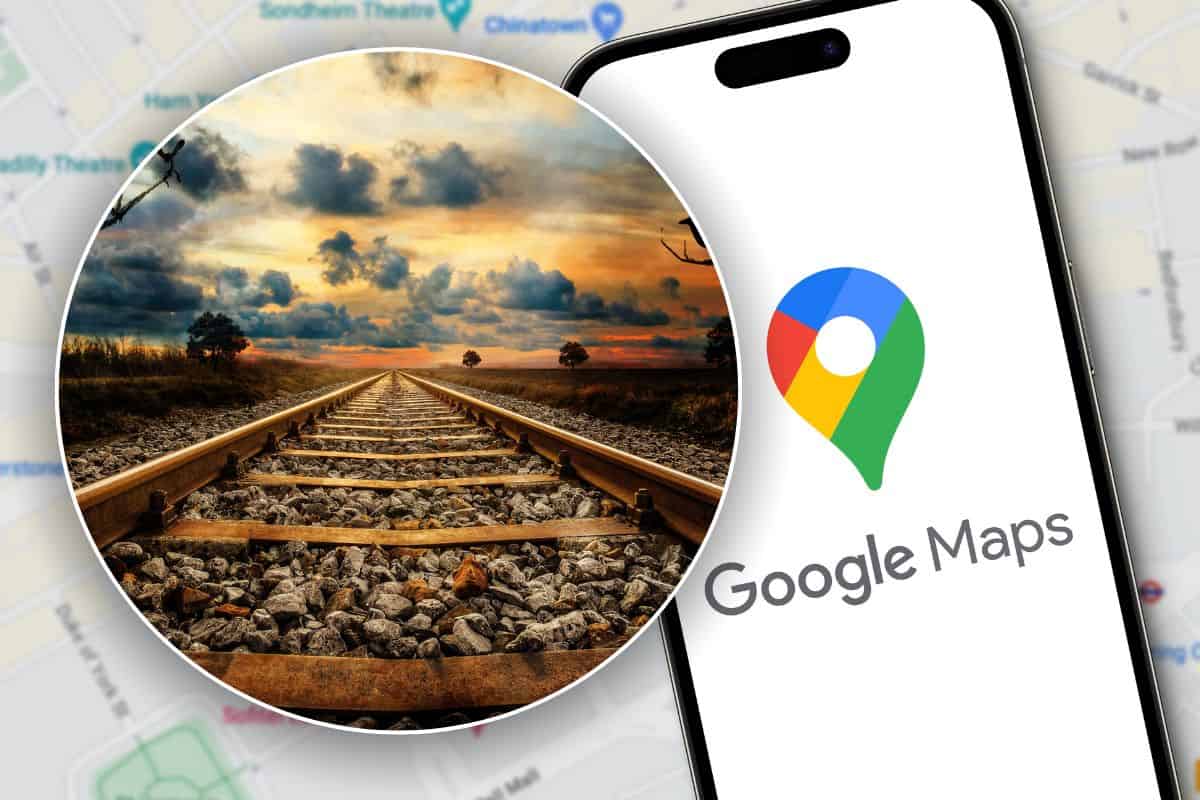 Google Maps ferrovia fantasma in Italia