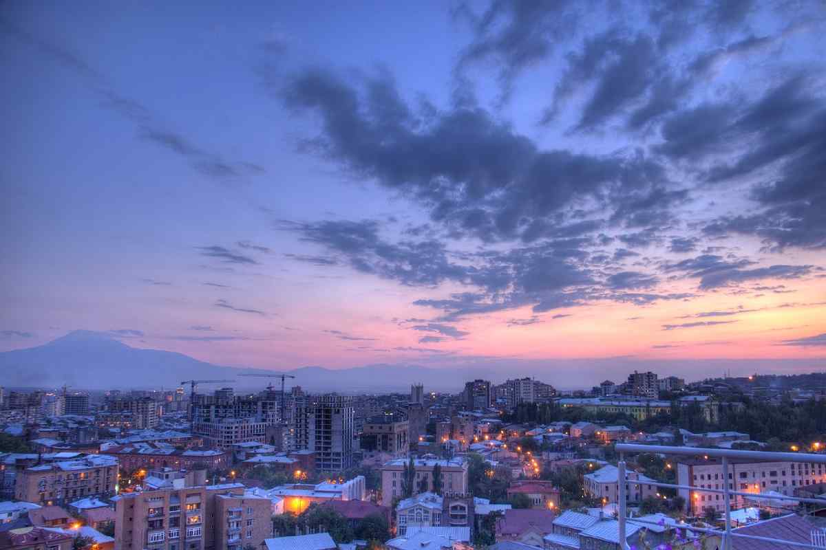 Yerevan vista dall'alto